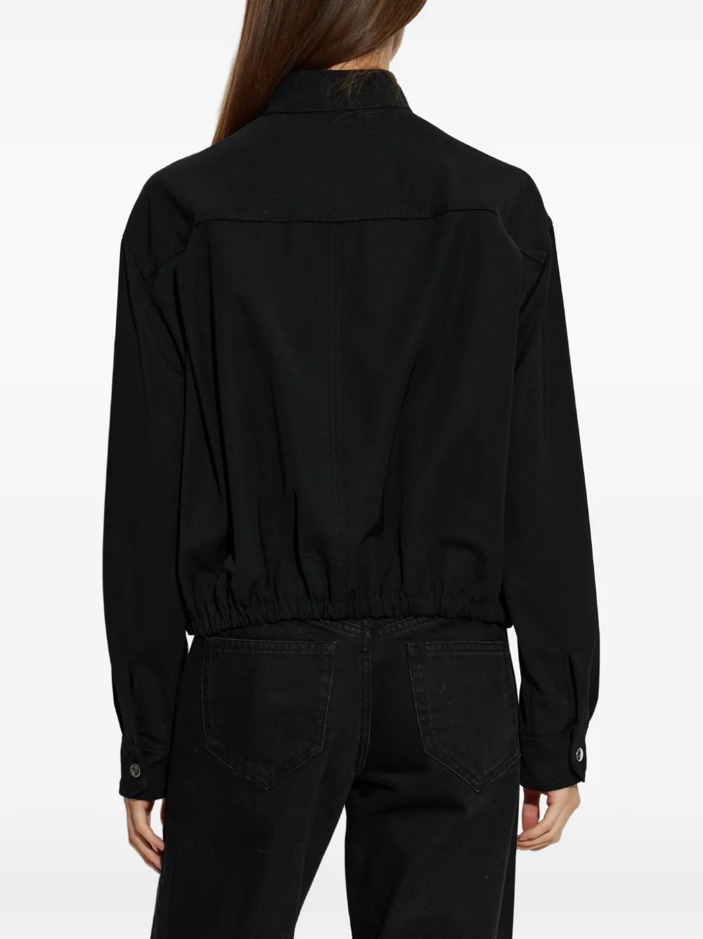 ISABEL MARANT Laura wollen jack Zwart