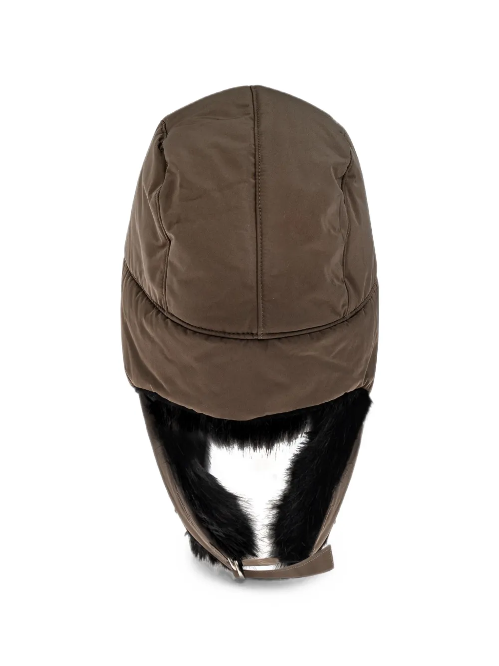 By Malene Birger Rolla faux-fur trim hat Bruin