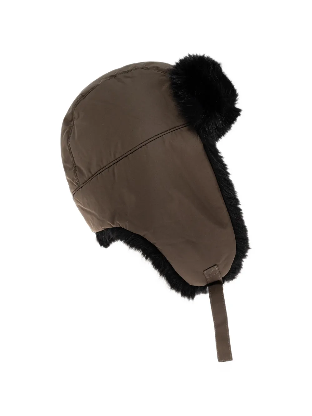 By Malene Birger Rolla faux-fur trim hat Bruin