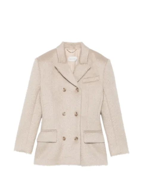 Magda Butrym double-breasted padded-shoulder jacket
