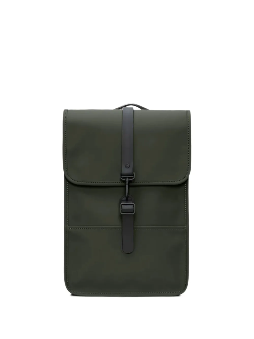 Rains buckle-fastening flap backpack bag - Verde