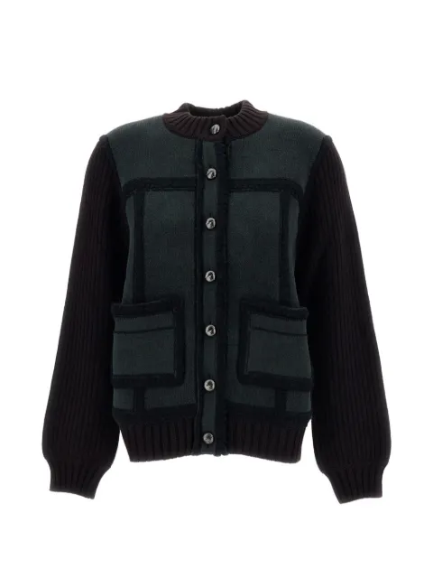 Barrie colour-block cardigan