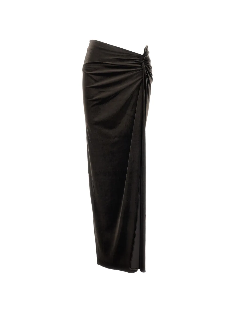 THE ANDAMANE Zohra twist-detail front-slit skirt