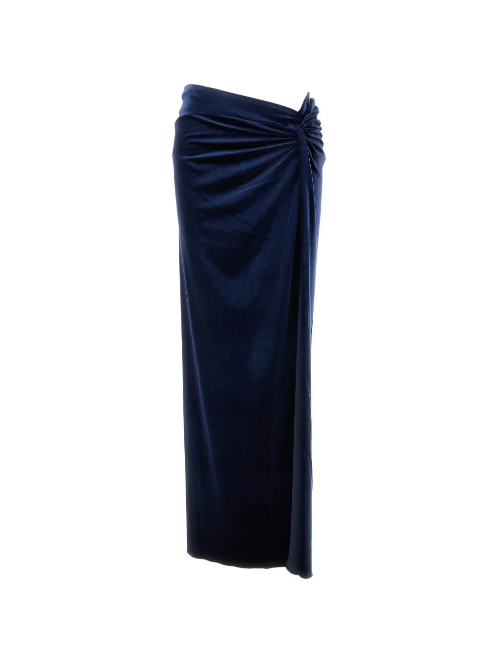 THE ANDAMANE Zohra twist-detail slit midiskirt