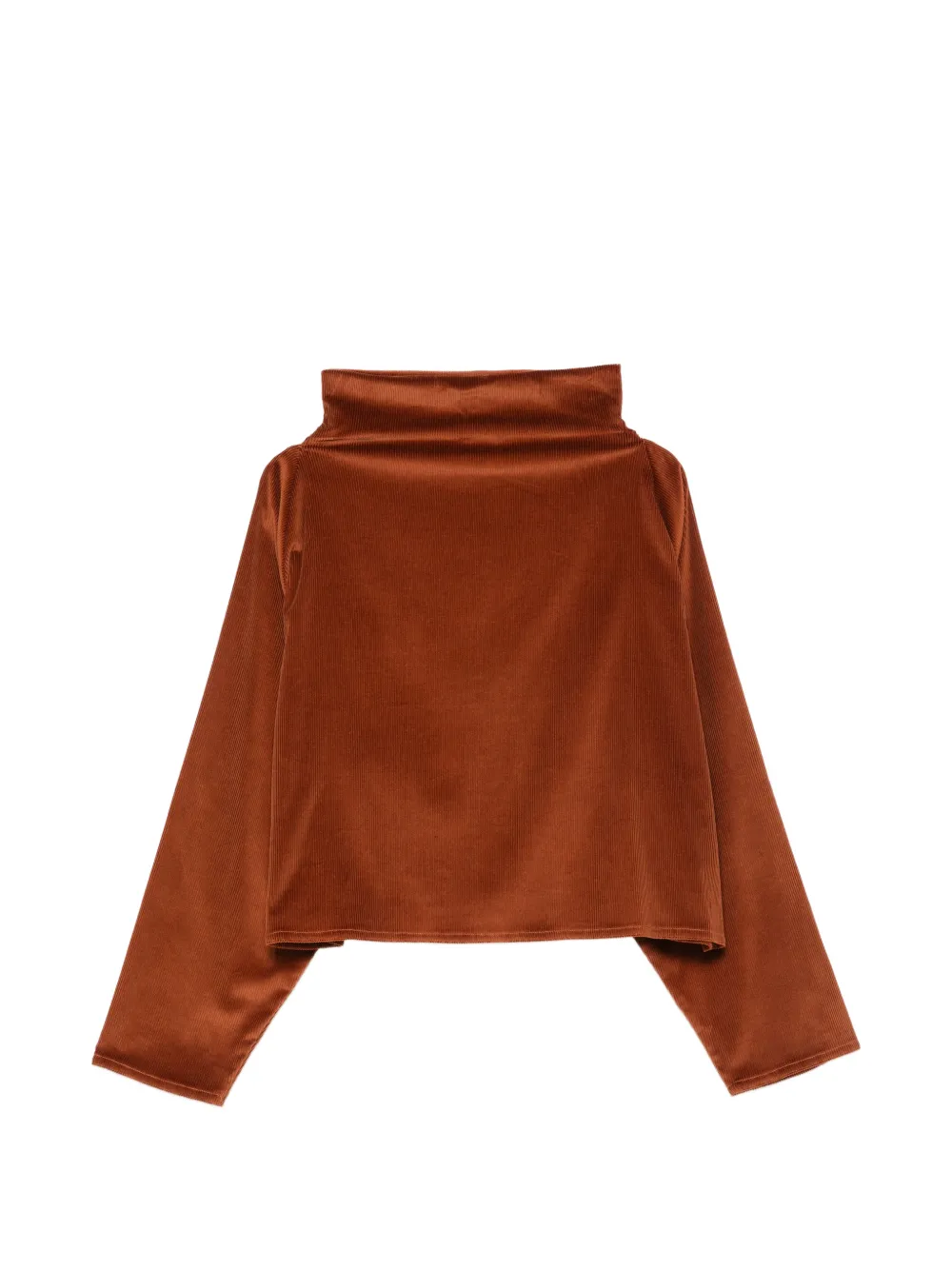 Dusan Ribfluwelen blouse Oranje