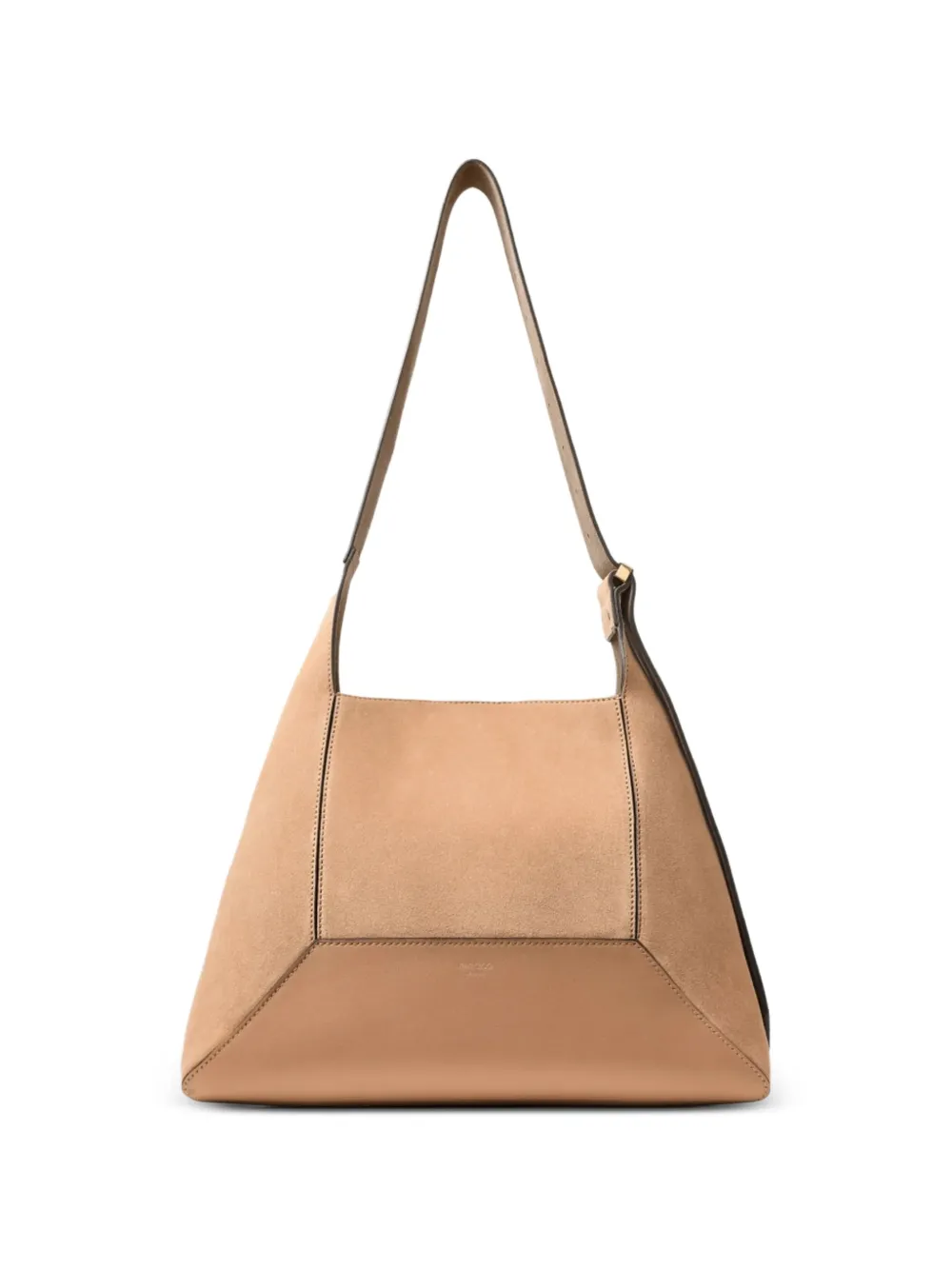 Jimmy Choo Diamond suede shoulder bag - Marrone