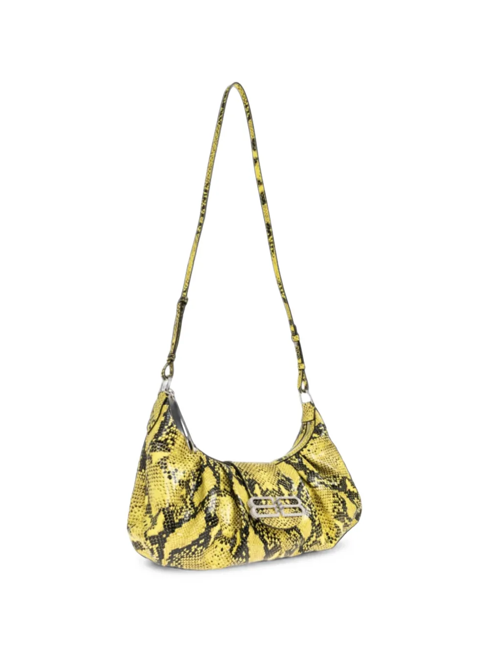 Balenciaga Pamela logo-plaque shoulder bag - Giallo