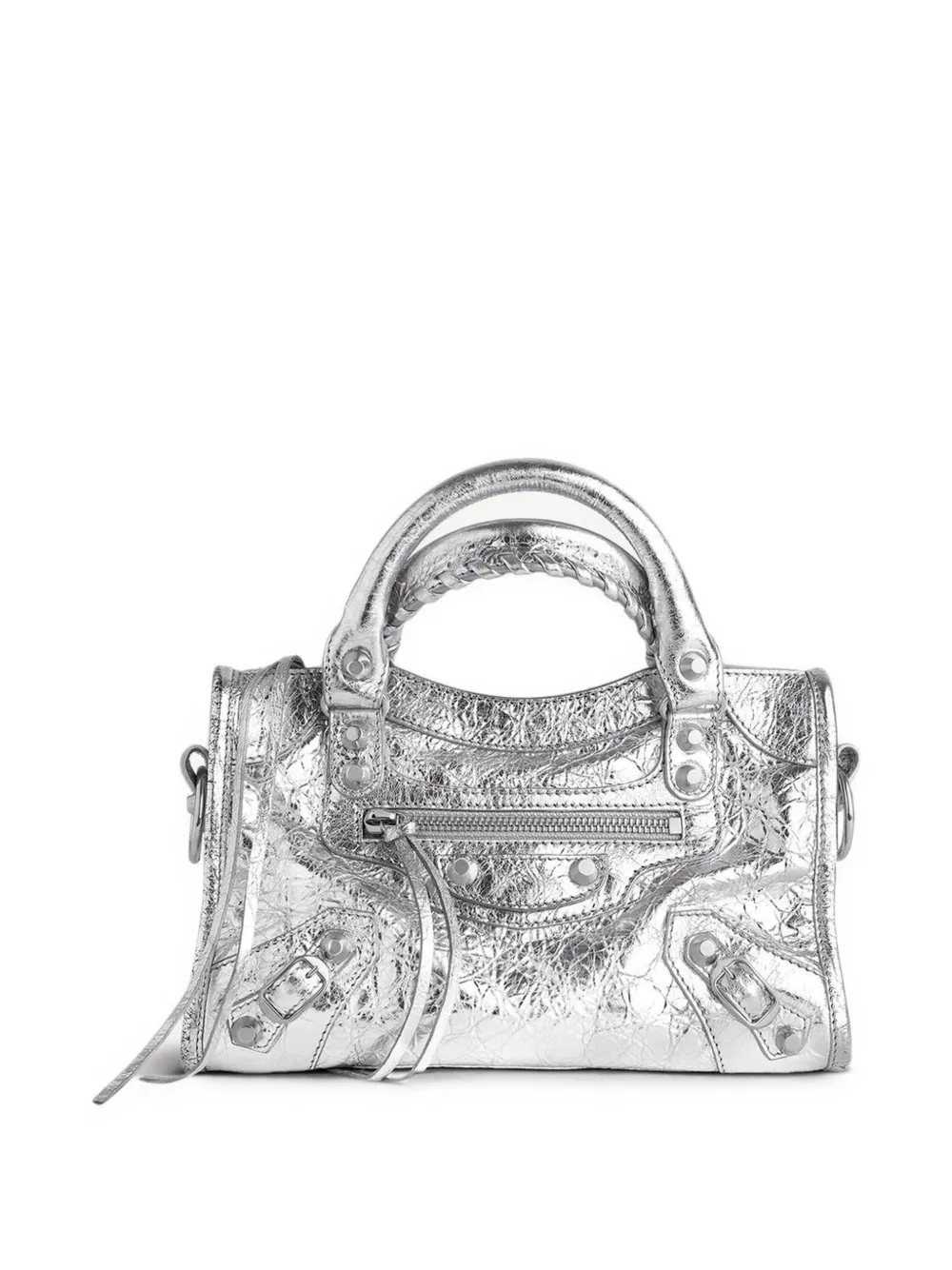 Balenciaga City kleine schoudertas Zilver