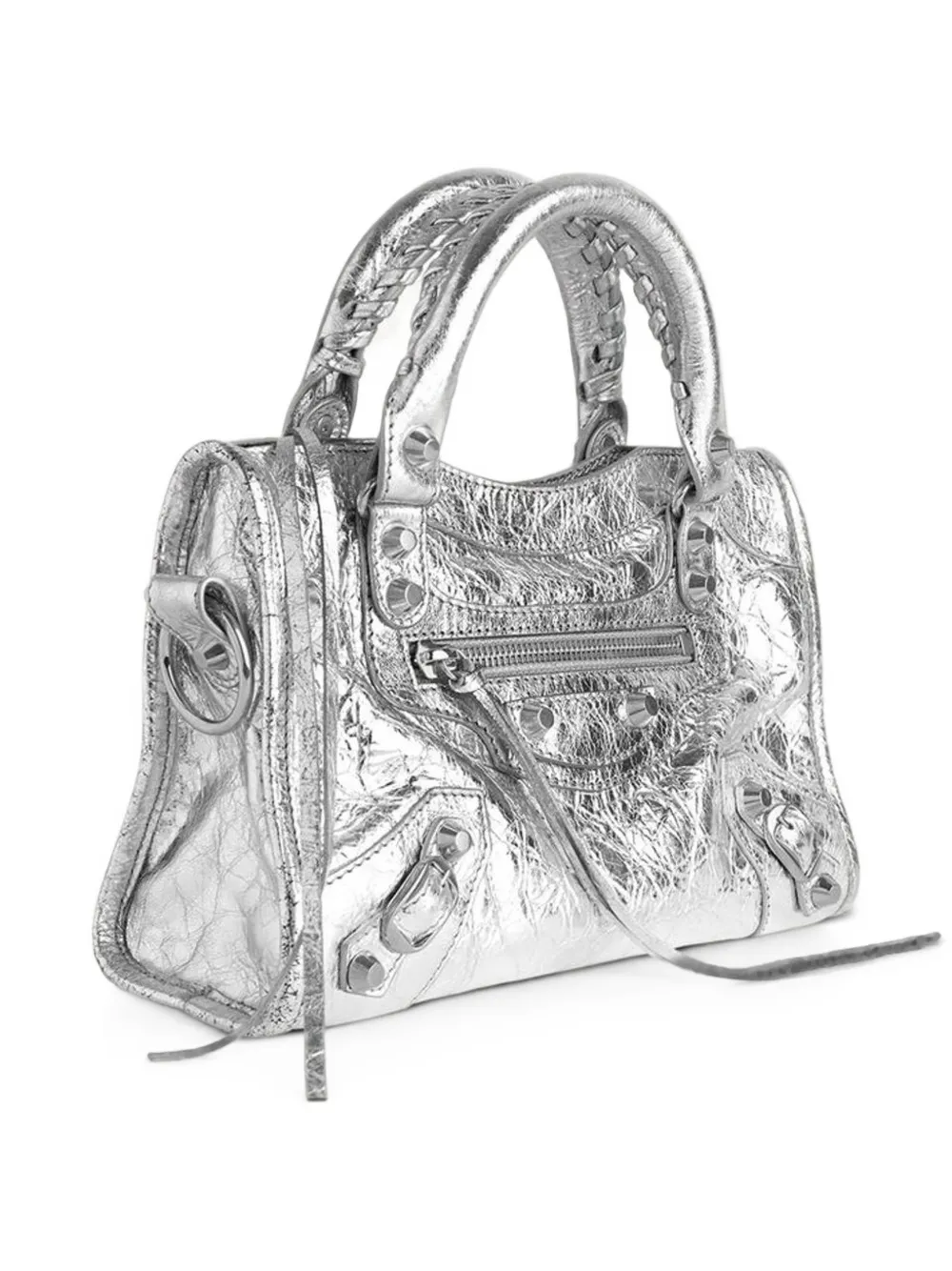Balenciaga City kleine schoudertas Zilver