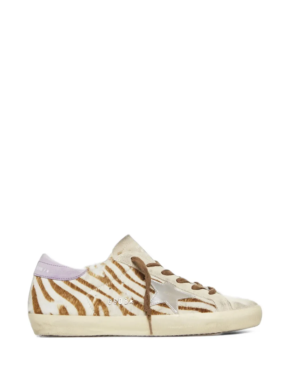 Golden Goose Super-Star zebra-print sneakers - Neutrals