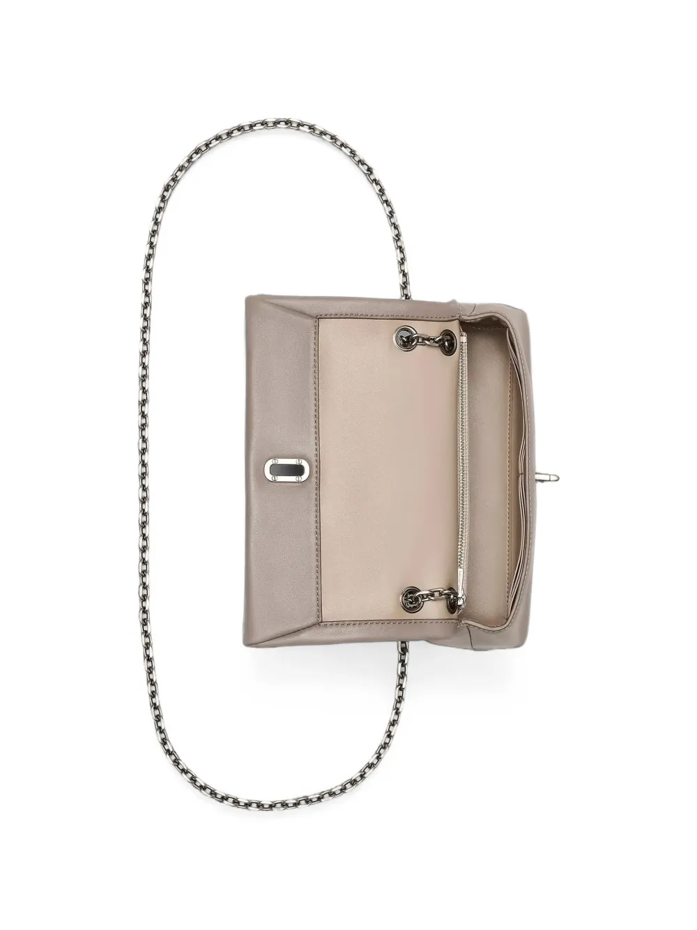 Marc Jacobs The Dual mini-schoudertas met ketting Bruin