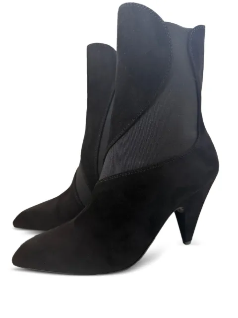 Sergio Rossi tensile panelled suede ankle boots
