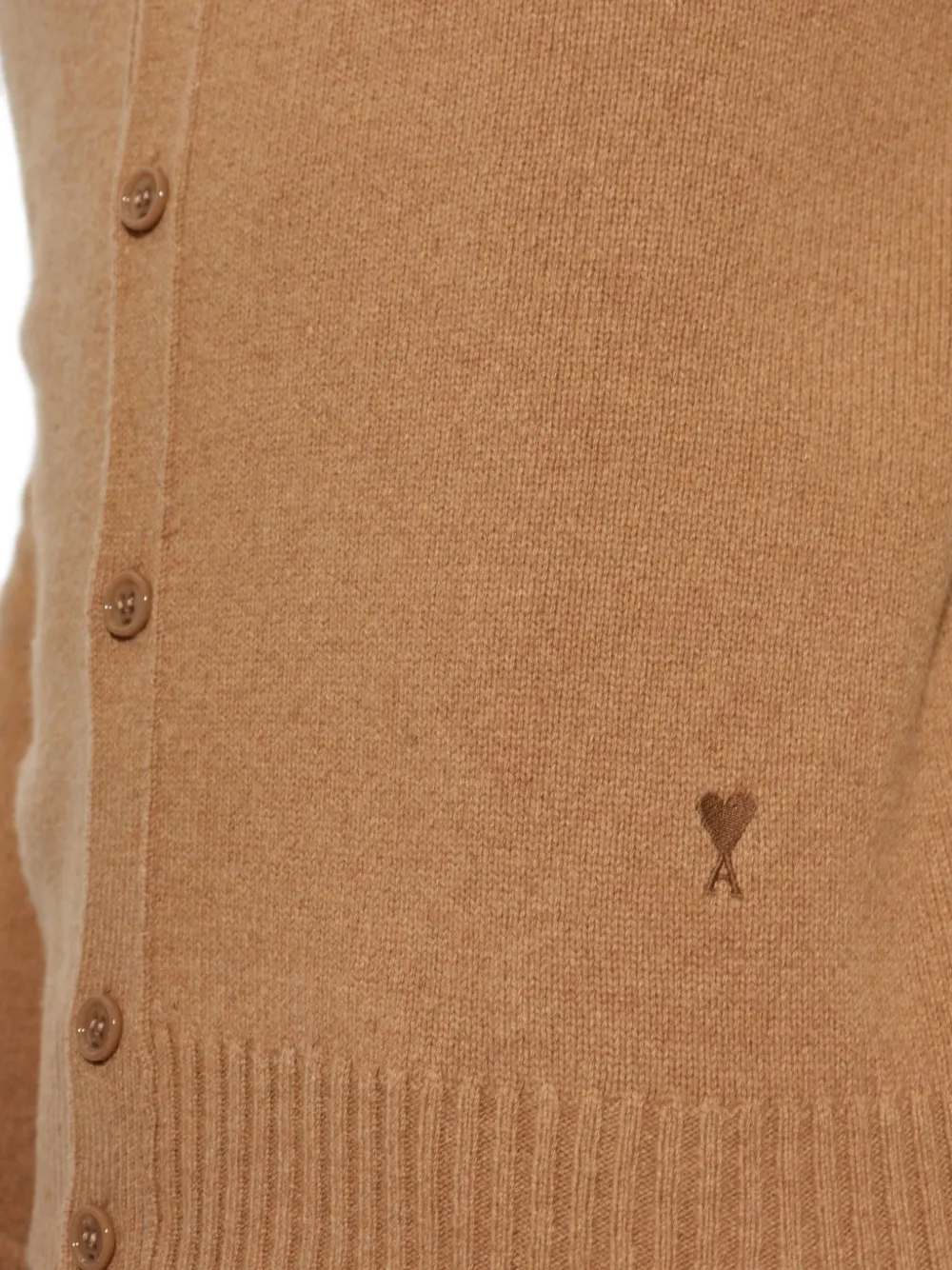 AMI Paris Ami de Coeur vest Bruin