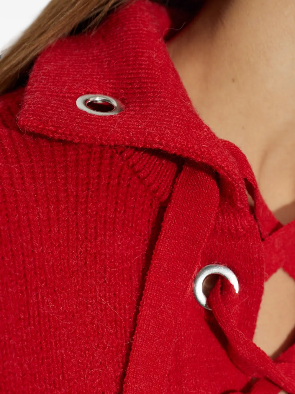 ISABEL MARANT Ydalia wollen trui Rood