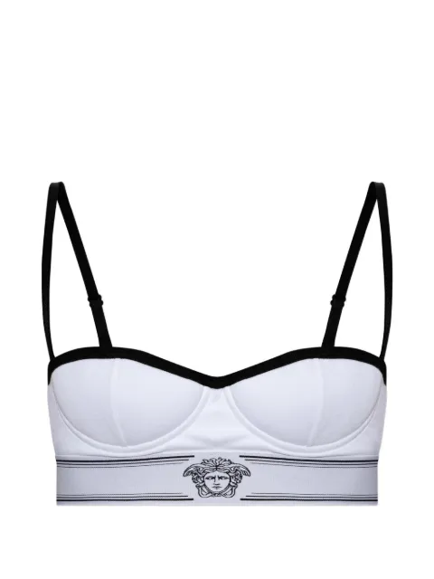 Versace brasier con logo estampado