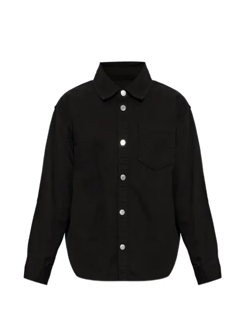 AMI Paris logo-embroidered denim shirt