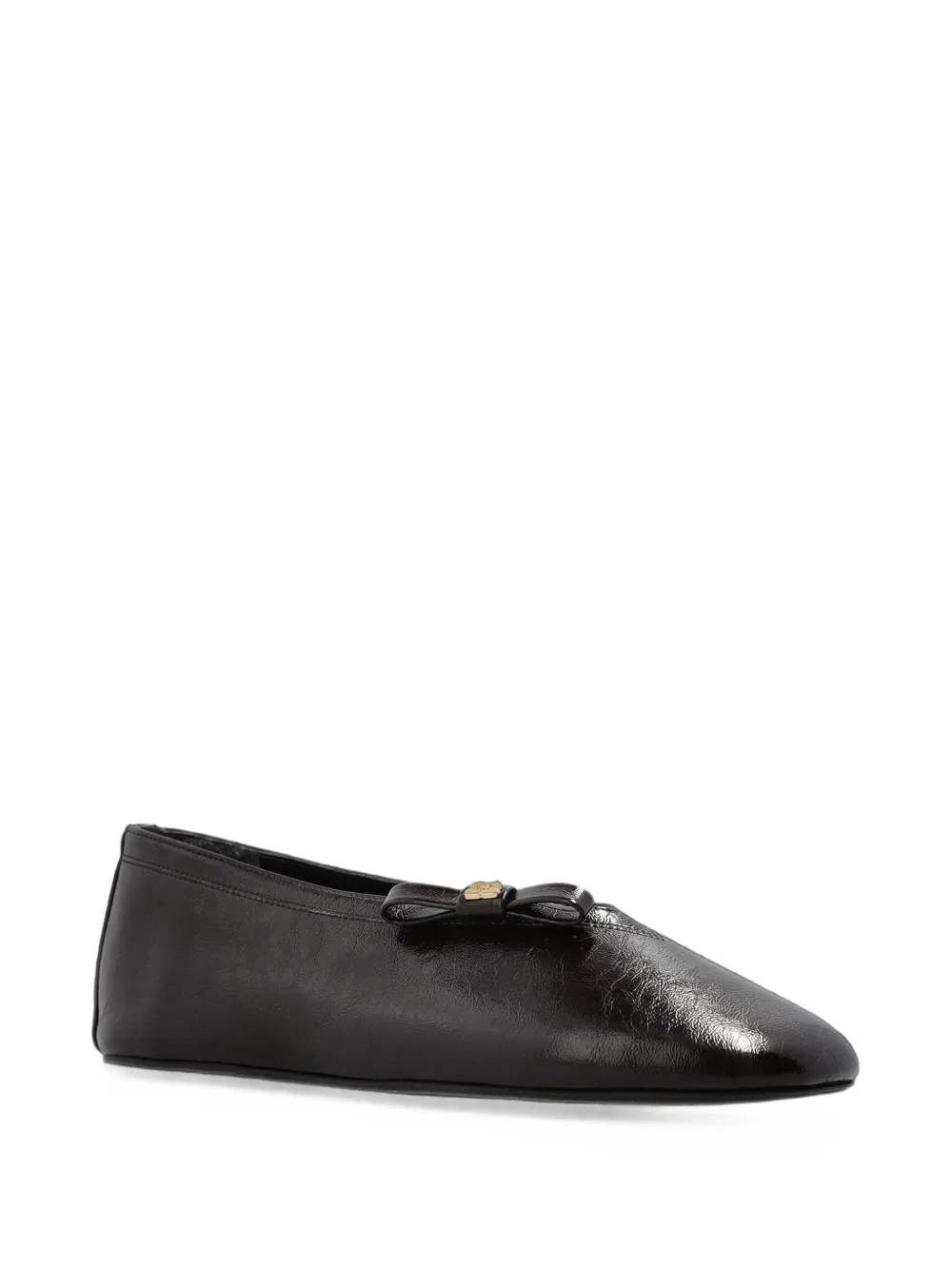 GANNI Jenny ballet flats Rood