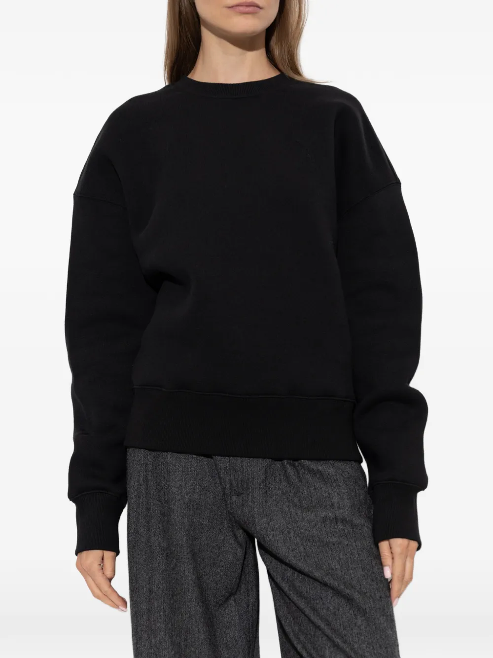 AMI Paris Ami de Coeur sweater Zwart