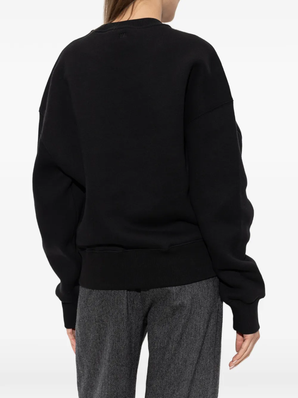 AMI Paris Ami de Coeur sweater Zwart