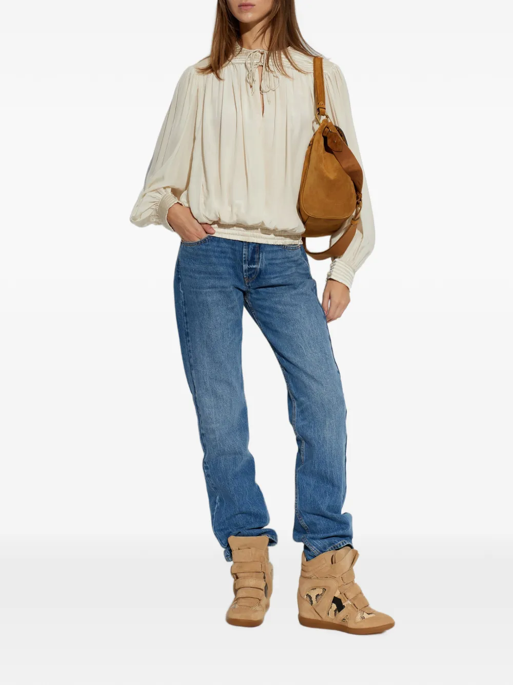 ISABEL MARANT Dovane blouse Beige