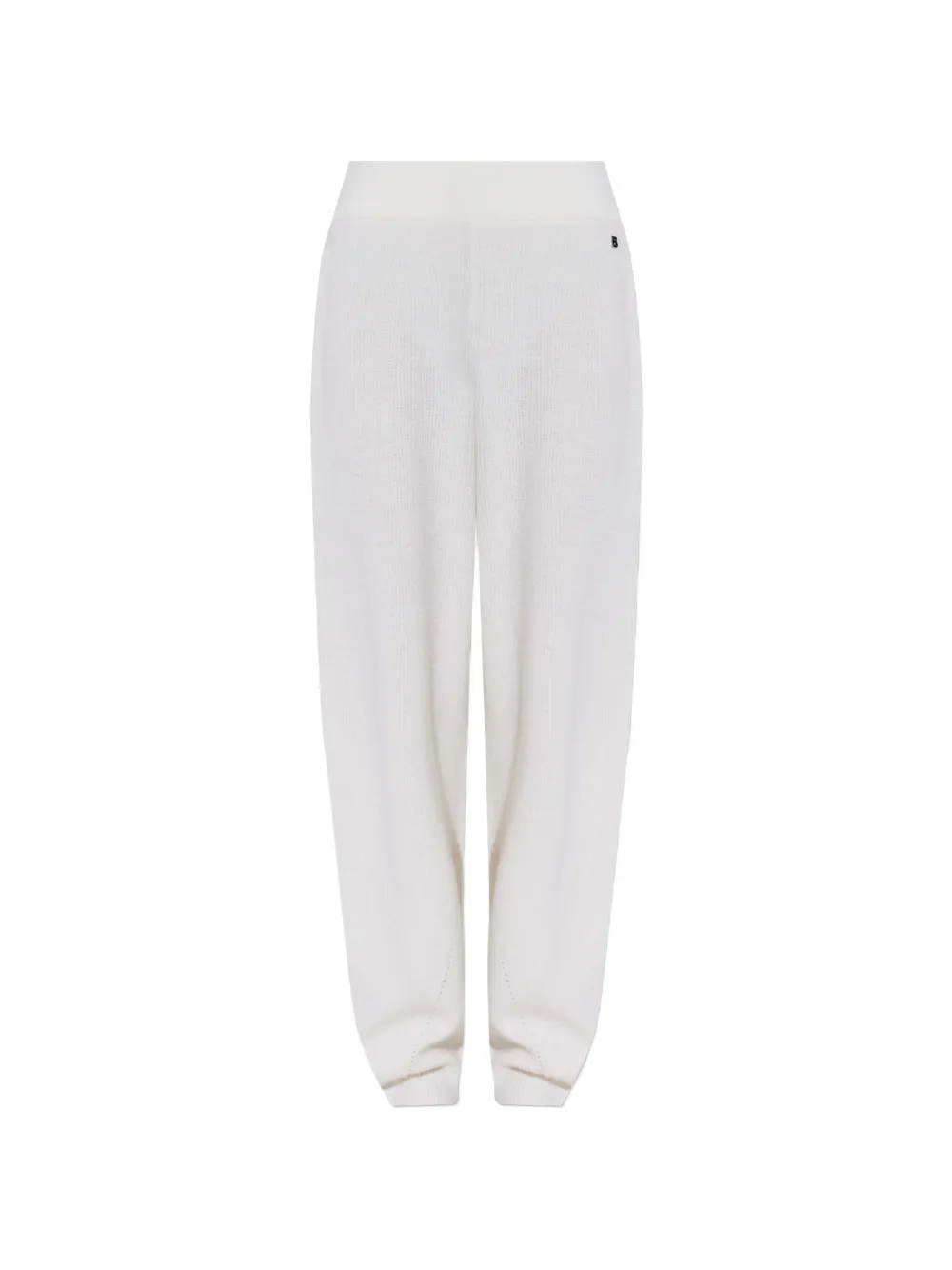 BOGNER Luana knitted wool trousers - Bianco