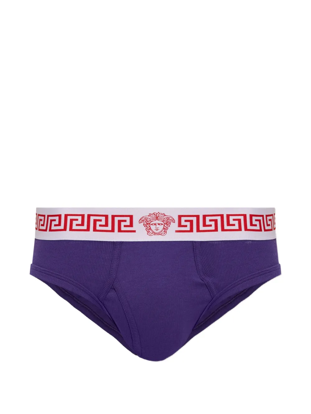 Versace ribbed cotton-jersey briefs - Viola