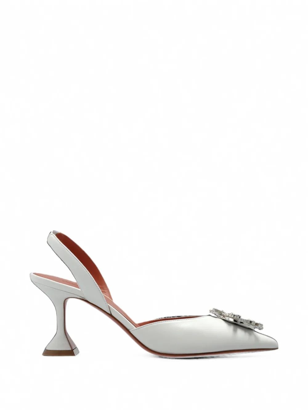 Amina Muaddi Begum crystal-embellished slingback pumps