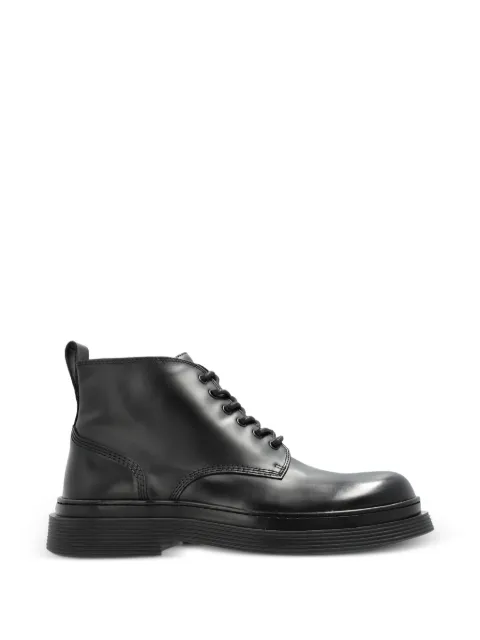 AMI Paris lace-up leather combat boots