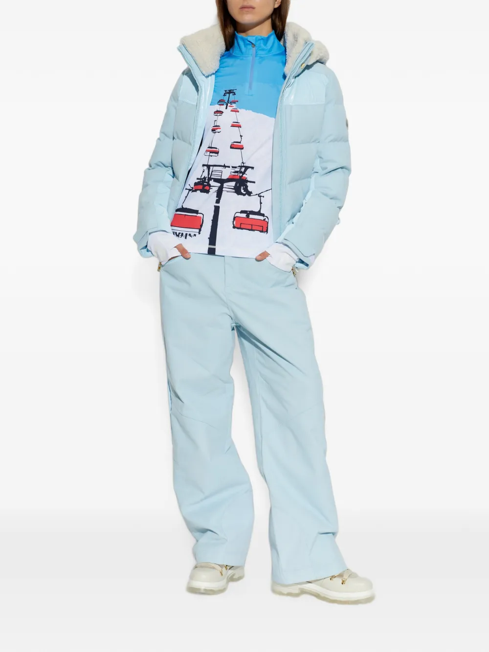 BOGNER Minu D hooded jacket Blauw