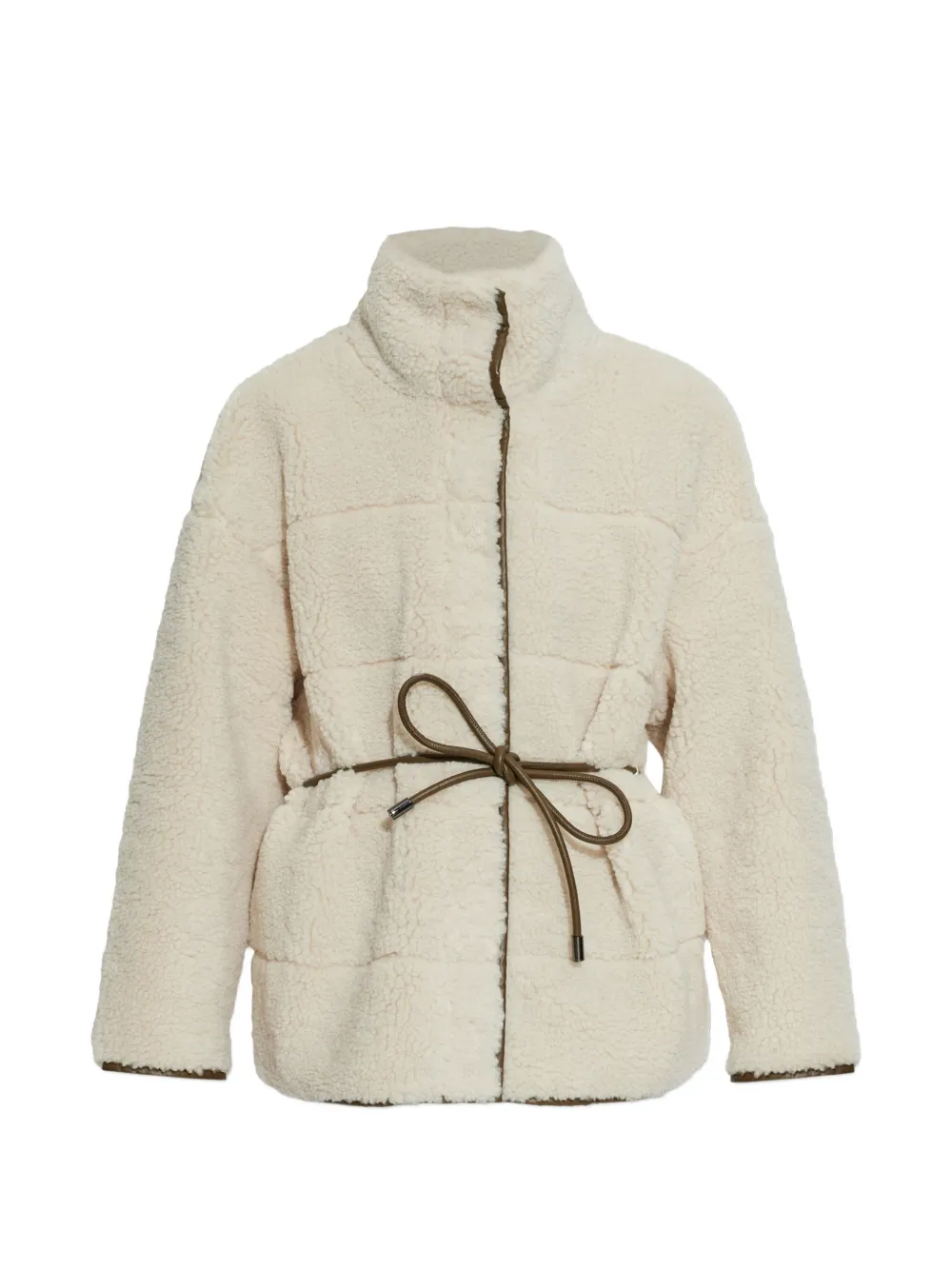 BOGNER Kimberly belted faux-shearling jacket