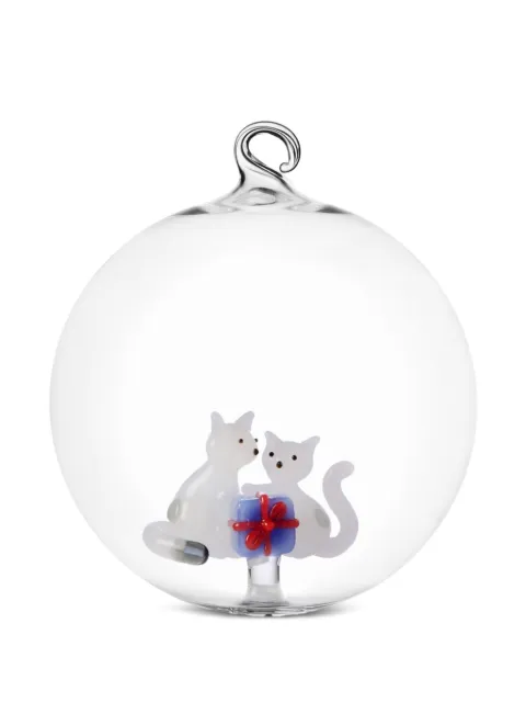 Ichendorf Milano cat-motif Christmas ornaments (set of two)