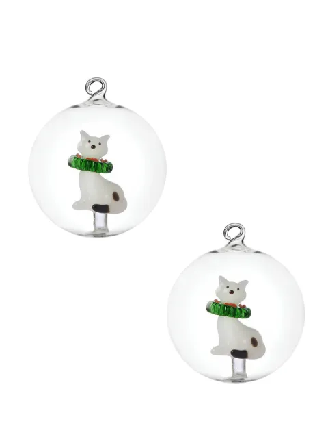 Ichendorf Milano cat-motif Christmas ornaments (set of two)