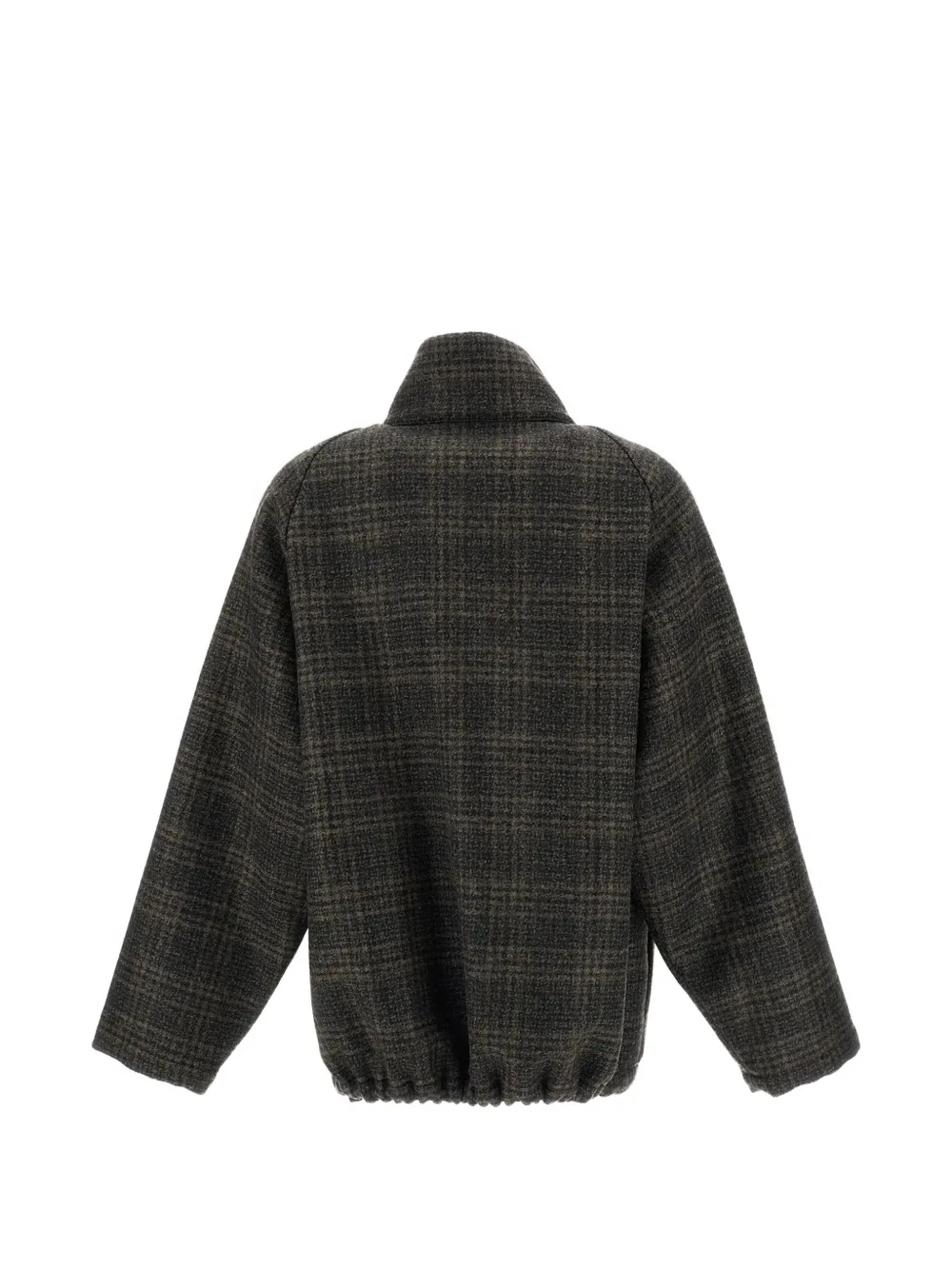 Barena checked wool-blend coat Bruin