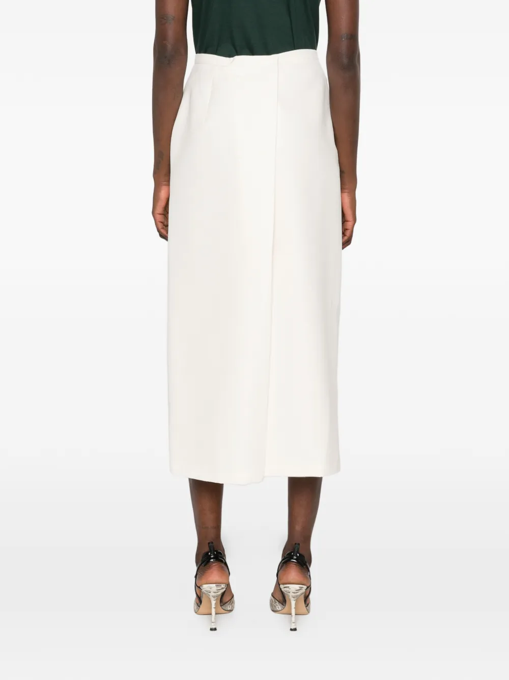 Magda Butrym high-waisted pencil skirt Beige