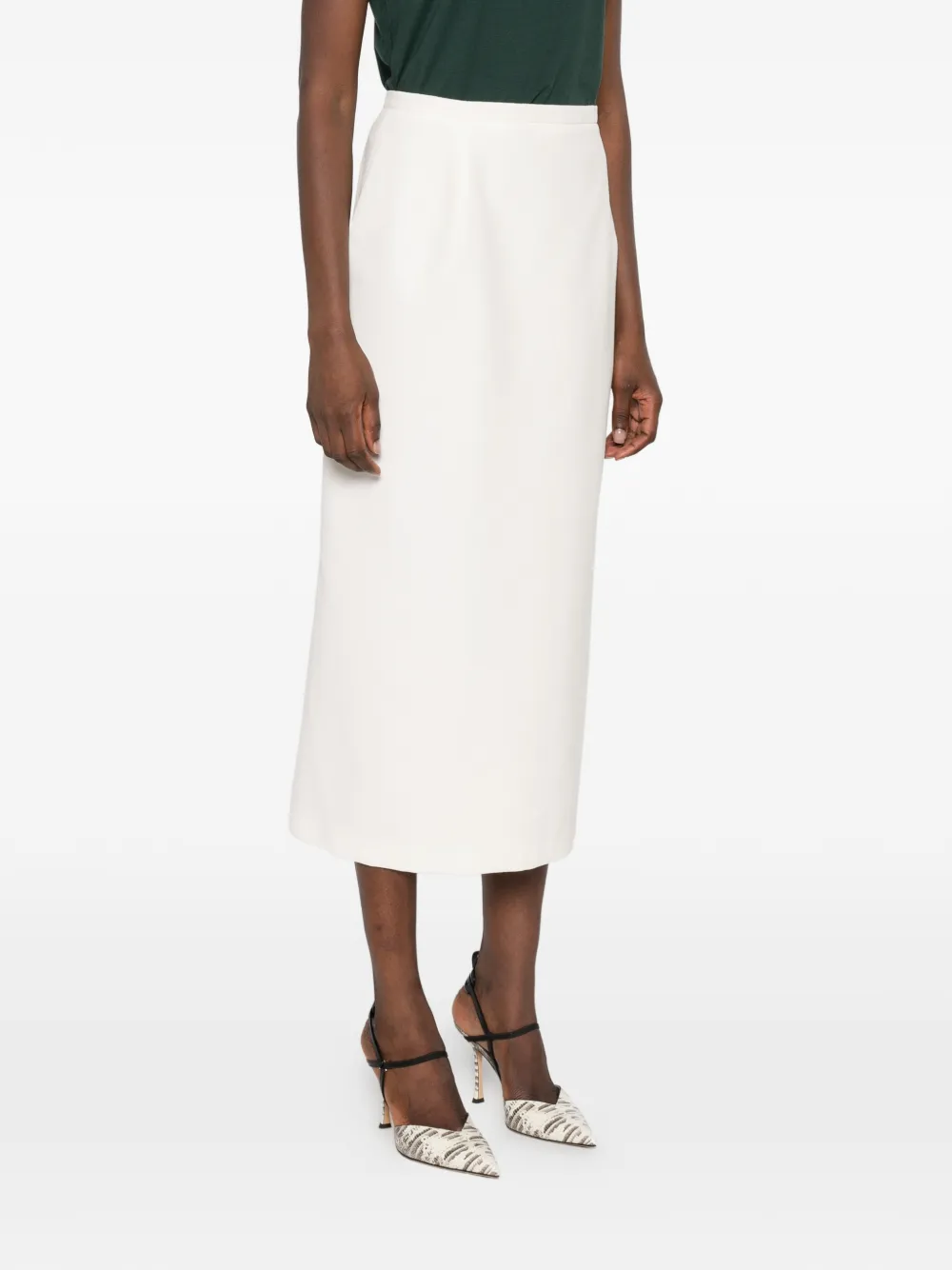 Magda Butrym high-waisted pencil skirt Beige