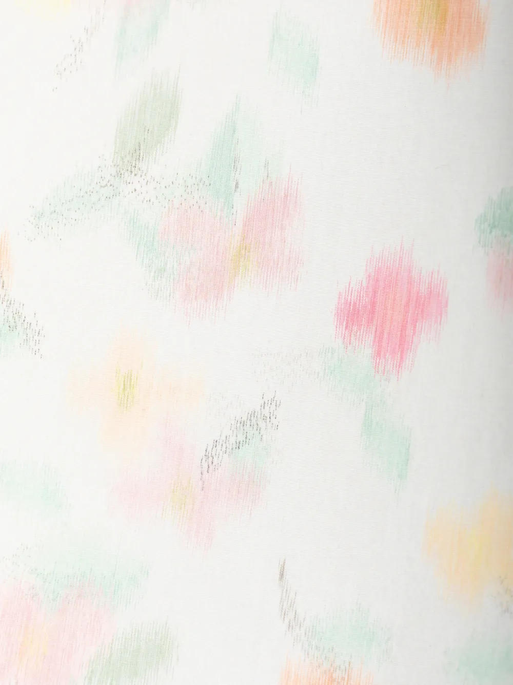 Bernadette Babydoll gesmockte mini-jurk met bloemen-print Wit