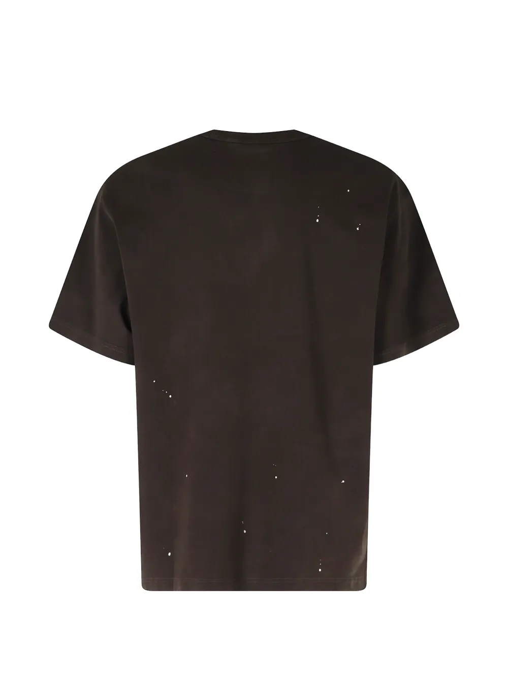 Carhartt WIP S S Loose Pocket T-shirt met verfspatten en logo-print Bruin