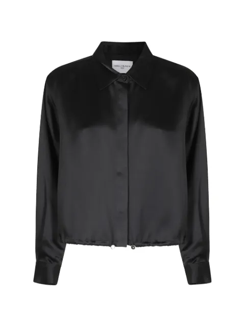 Isabelle Blanche drawstring-hem shirt