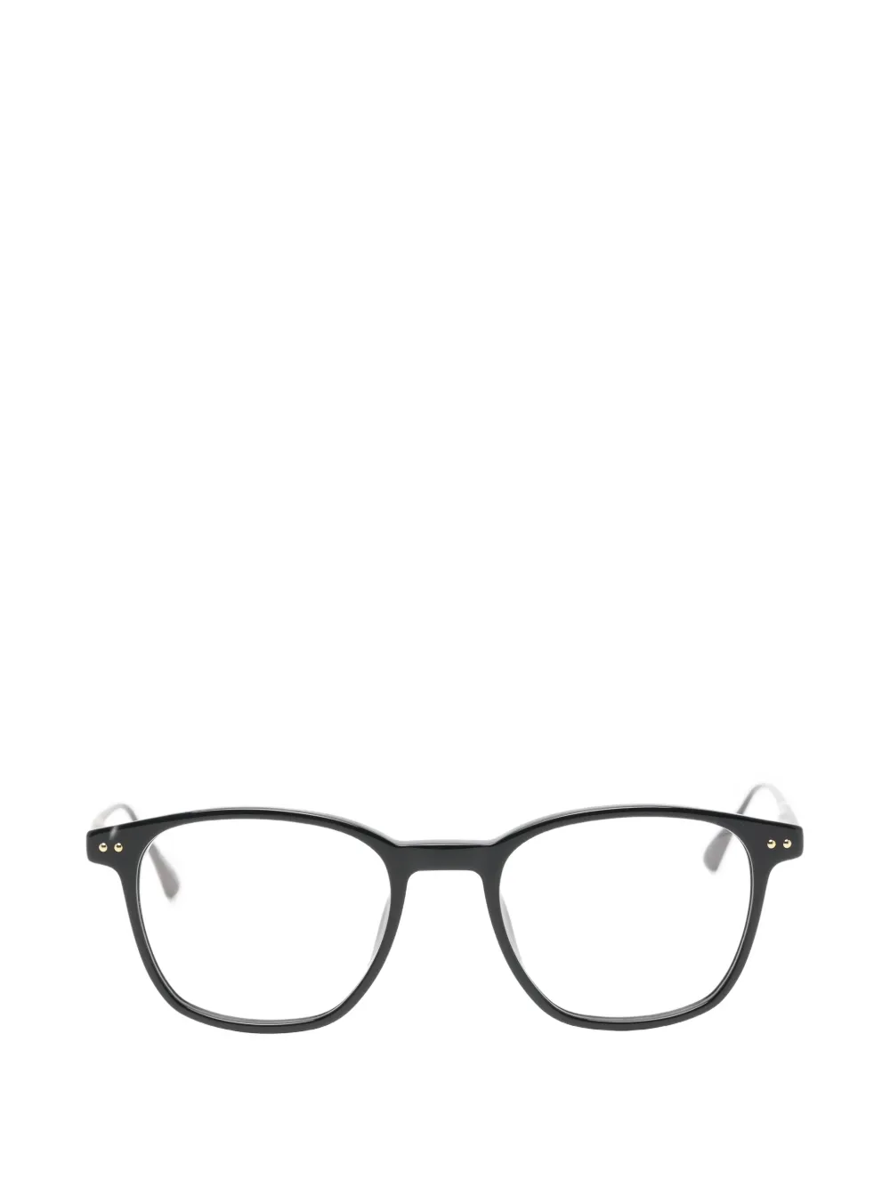 Linda Farrow Micky rectangle-frame glasses Zwart