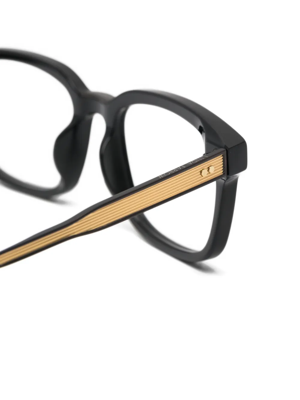 Linda Farrow Mauro square-frame glasses Zwart