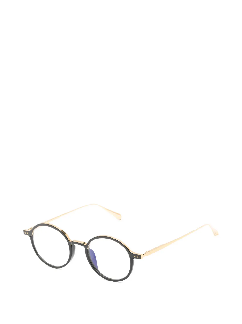 Linda Farrow round-frame glasses Zwart