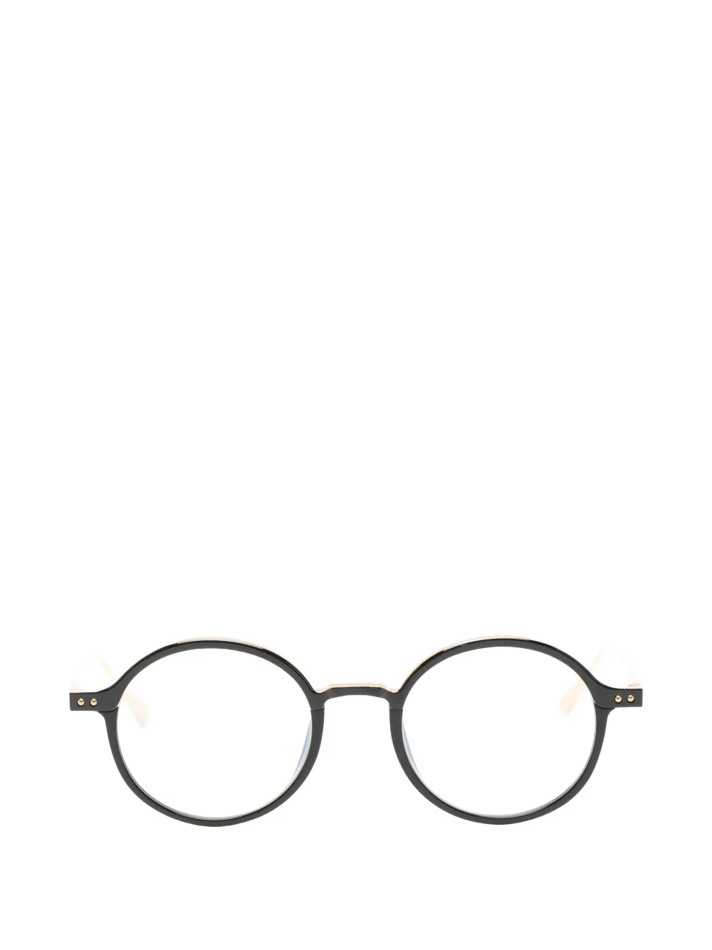 Linda Farrow round-frame glasses Zwart