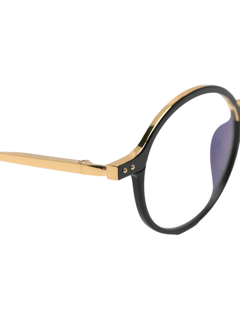 Linda Farrow round-frame glasses Zwart