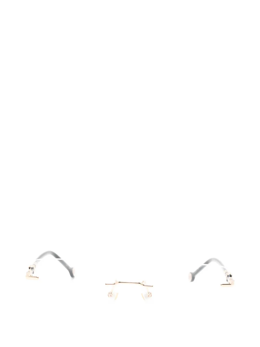 Carolina Herrera rimless cat-eye-frame glasses - Oro