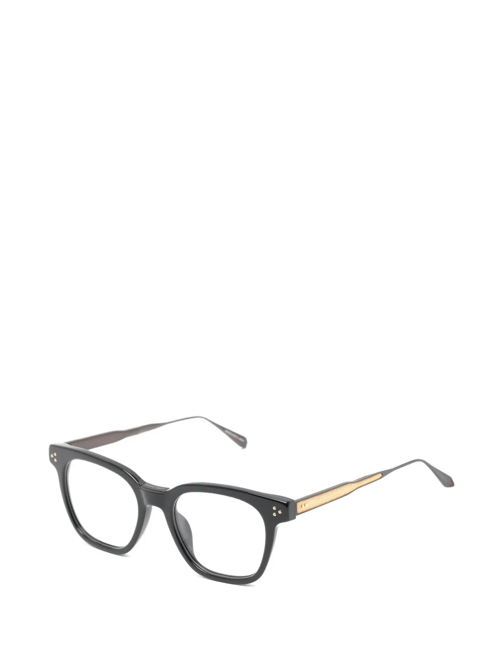 Linda Farrow Evans rectangle-frame glasses Zwart