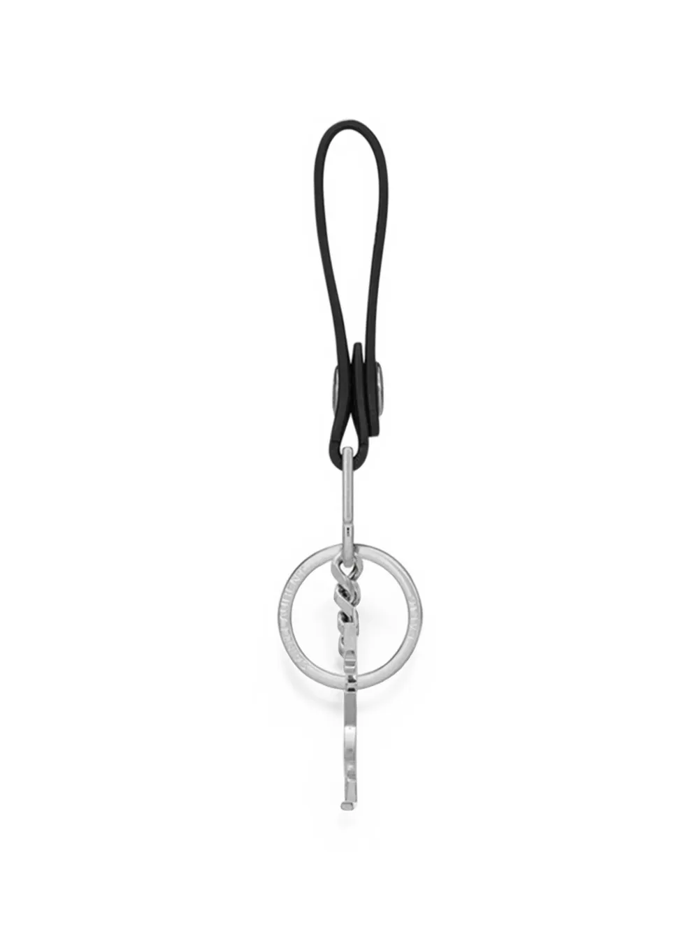 Saint Laurent Cassandre leather keyring