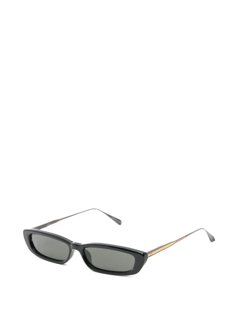 Linda Farrow Darya rectangle-frame sunglasses Zwart