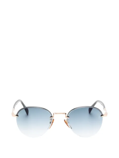 Eyewear by David Beckham round-frame semi-rimless sunglasses