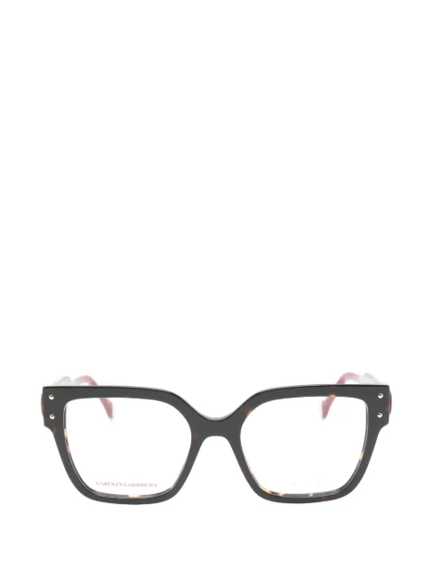 Carolina Herrera tortoiseshell-effect square-frame glasses