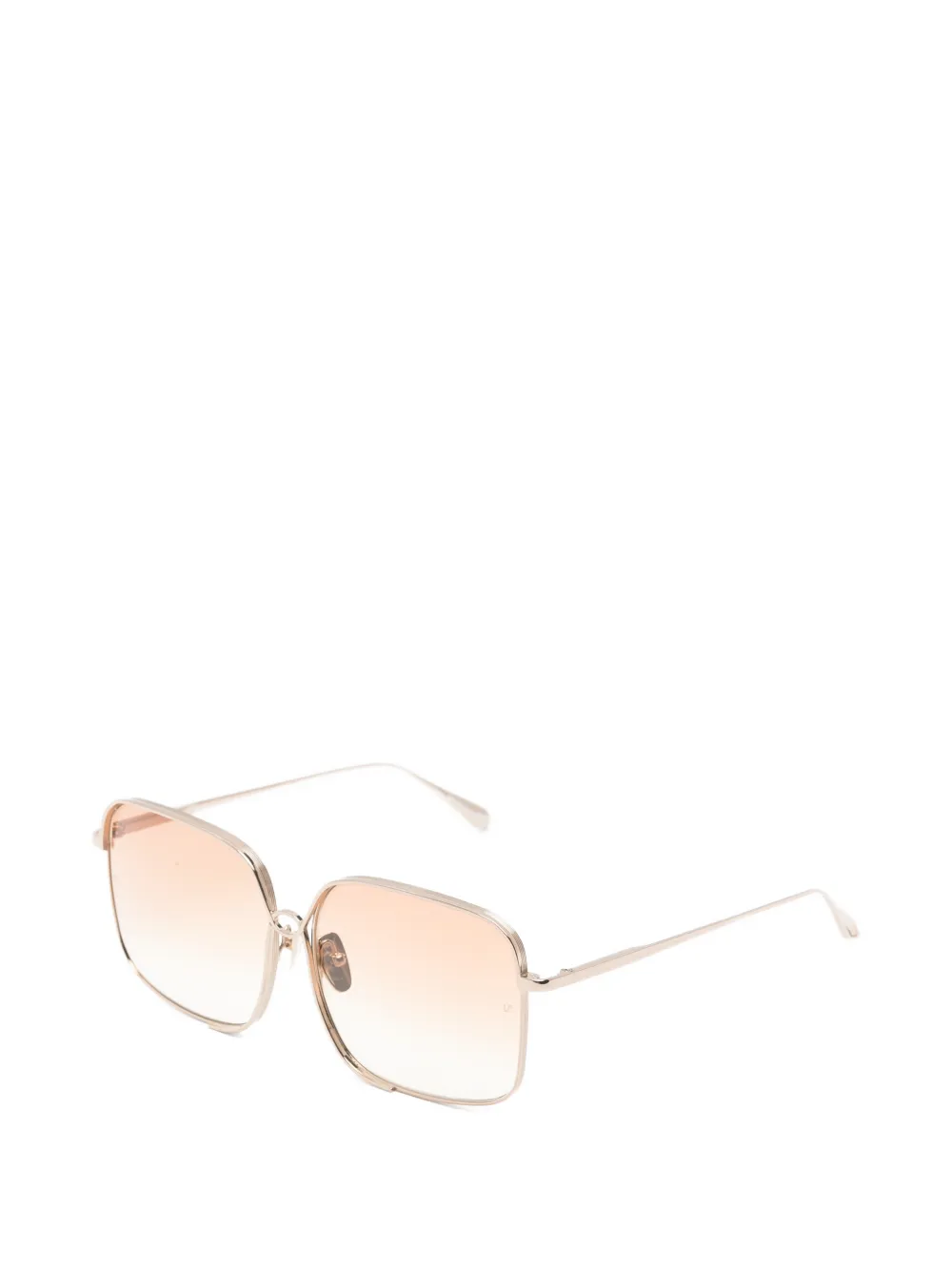 Linda Farrow Genevieve square-frame sunglasses Goud